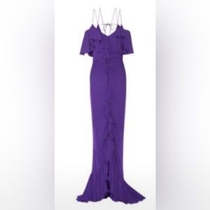 Fabulous purple Pucci tea length silk gown.